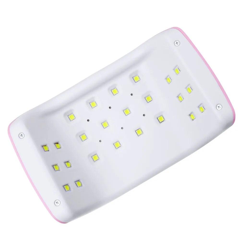 120W Smart Nagellampa 9s Snabbhärdande Maskin Professionell Nageltorkare Stort Utrymme Dubbel Ljuskälla Manikyr UV LED Nagellampa