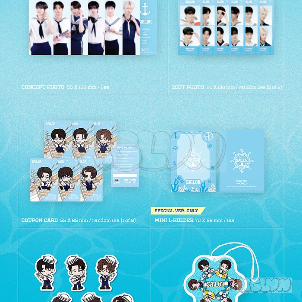 [Pre-order] ENHYPEN [WORLD COUPON CARD COLLECTION] SAILOR SPECIAL ver Official K-POP Goods