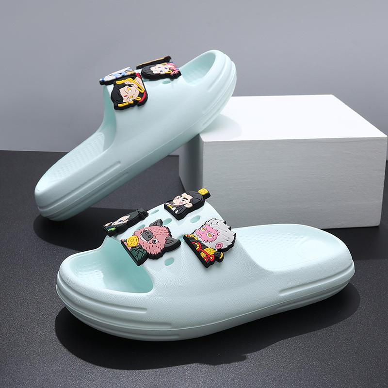 Bequeme weiche Sohle Eva Cartoon-Figur Indoor Outdoor Badeschuhe für Jungen