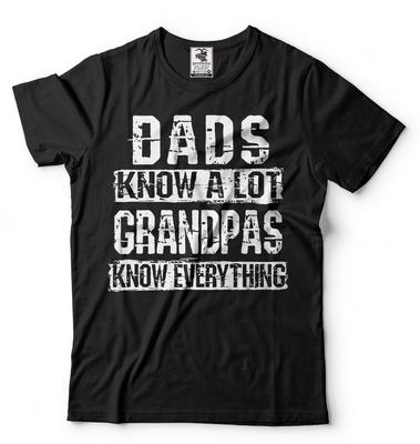 Geschenk für Opa T-Shirt Großvater Shirt Opas Wissen alles Väter T-Shirt Unisex T-Shirt