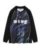 WACKY WILLY Blockcore Jersey T-Shirt Black