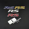 3D Metal Car Letters For Honda RS Emblem FIT Jazz Civic HRV Jade RS Logo Sport Badge Front Grille Trunk Stickers Acceessories