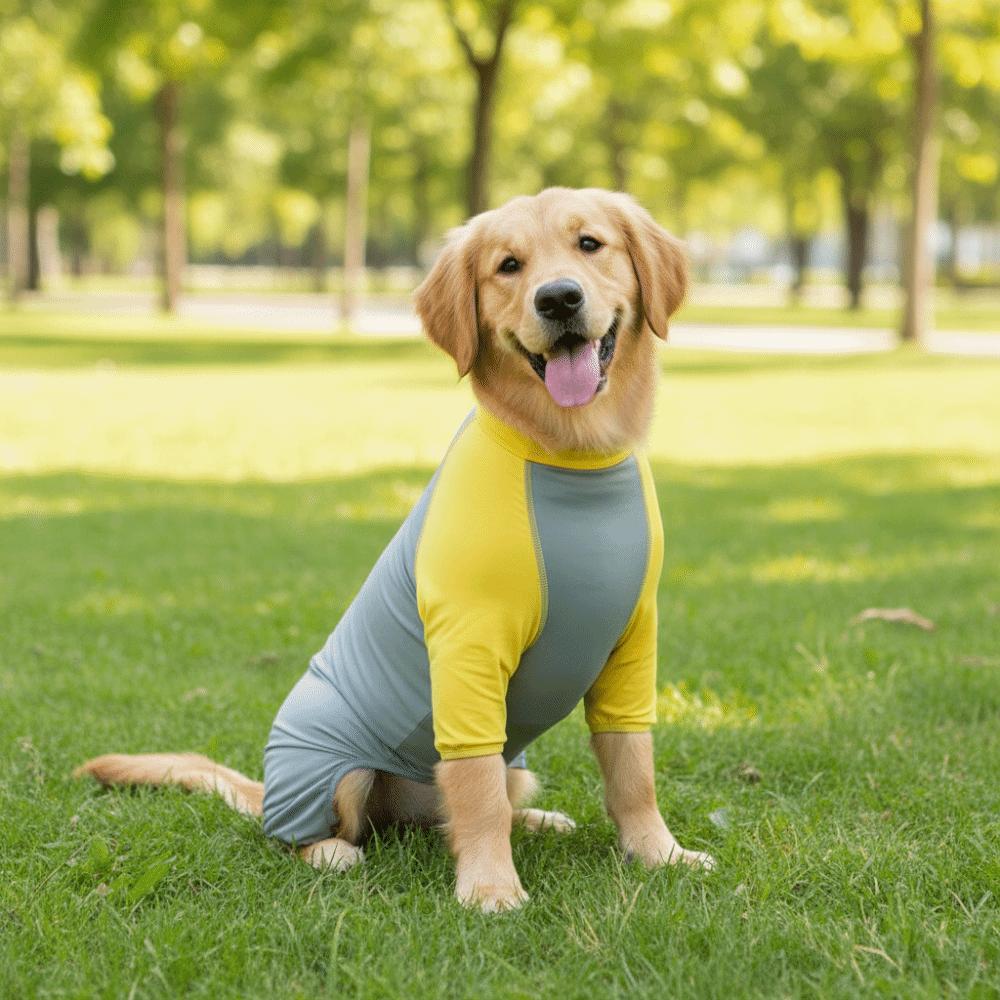 Quick Drying Dog Cooling Jumpsuit Breathable Dog Sunscreen Costume Spring Summer
