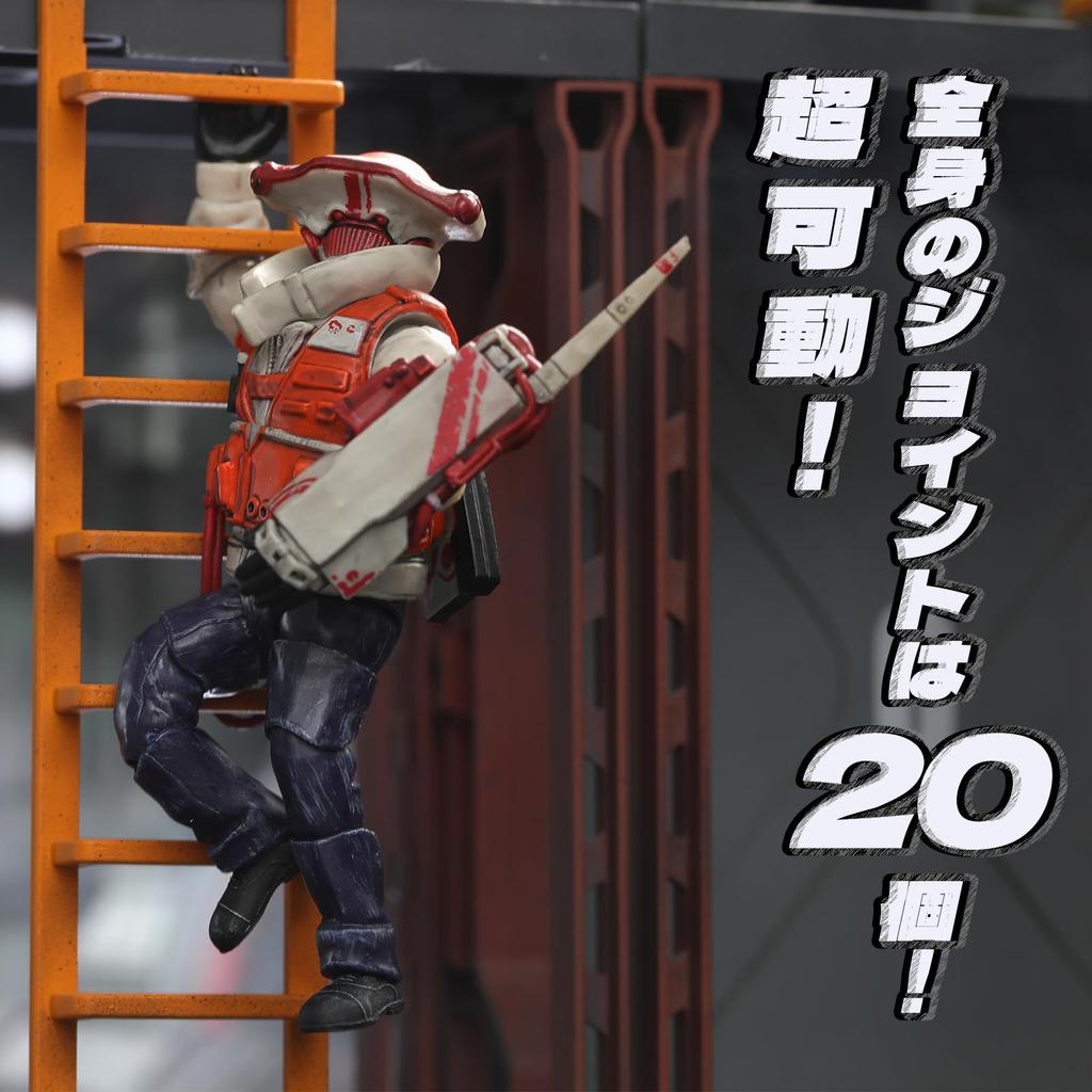 52TOYS 3.75' Series X Murase Lumber Hammerhead 3.75-inch (approx. 10cm) Highly Articulated Action Figure, Painted with Inking
