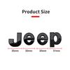 1 Stück Auto Front Hinten Logo Auto Kühlergrill Emblem Aufkleber für Jeep Renegade Compass Grand Cherokee JK Wrangler Rubicon Zubehör