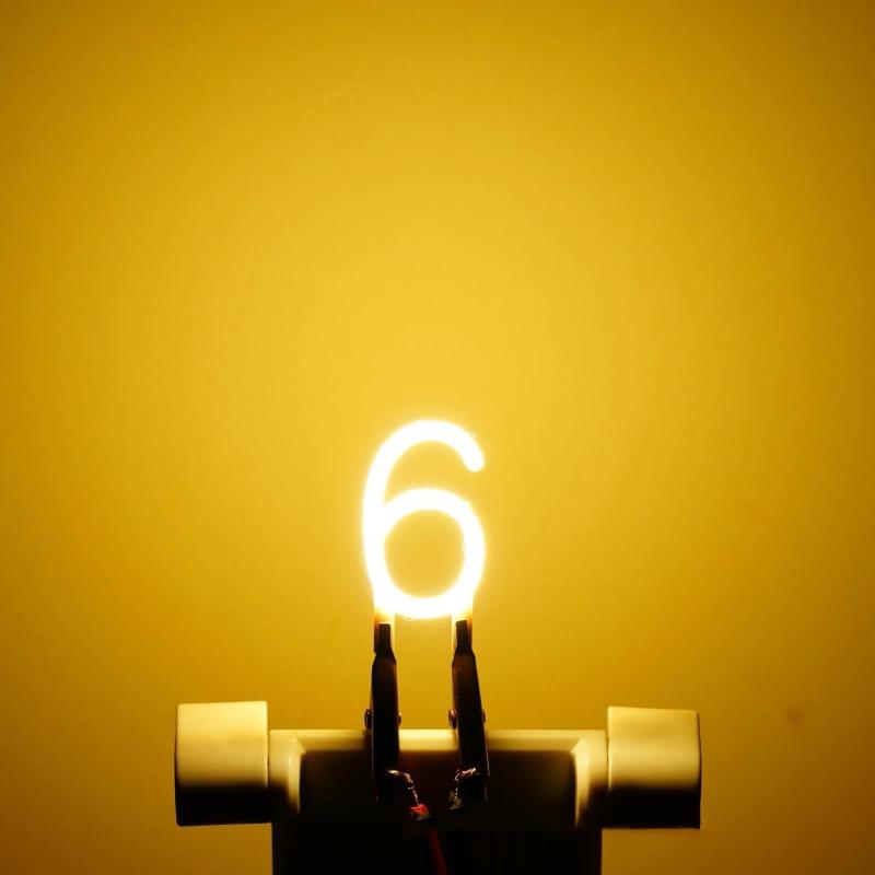 Number 0/1/2/3/4/5/6/7/8/9 Led Filament Dc 3V Cob Edison Yellow White Diy Candle Led Diodes Party Decoration Light Accessories