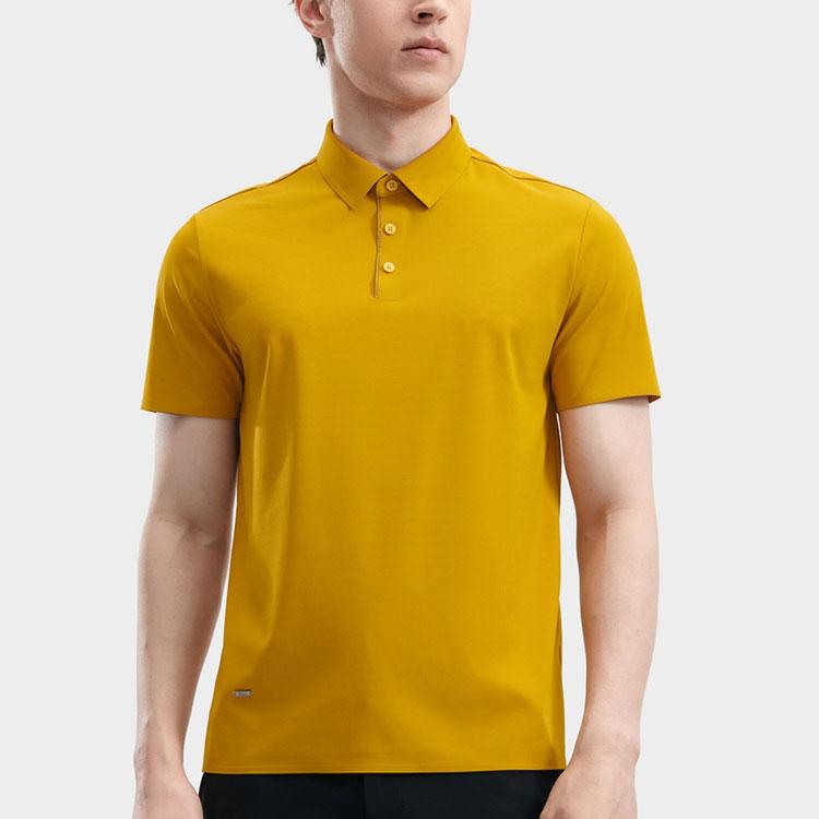 New FILA Polo Shirt Men's Sunset Yellow F11M422124F-YE