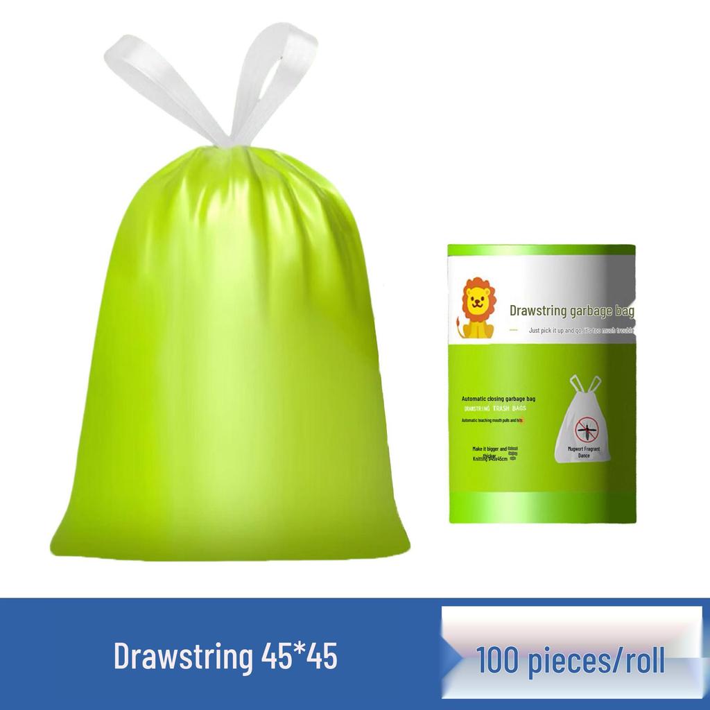 Large Drawstring Trash Bags - Thick, Durable, Kitchen & Home Use