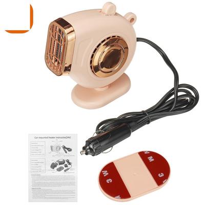 4In1 12V/24V Demister Vehicle Heater Fan for Windshield Portable Fast Heating Window Defogging Car Heater
