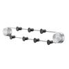 No Punching Suction Cup Row Hook With 7 Hook Stainless Steel Storage Rack  Towel Rack