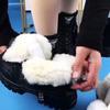 Fashion Fashion Casual Shoes Women New 2024 Winter Warm Plus Velvet All-Match Black Ankle Boots Thick-Soled Cotton Sneakers Zapatillas