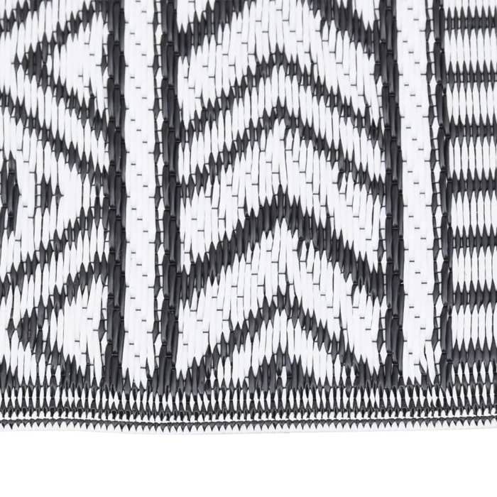 VidaXL Outdoor Carpet Terrace Carpet Balcony Carpet Patio Carpet Indoor Carpet Living Room Black 316921