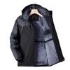 Men's  Outdoor Fleece Thickened Jacket Fleece Thickened Warm Winter Single-layer Cold-proof Waterproof and Windproof