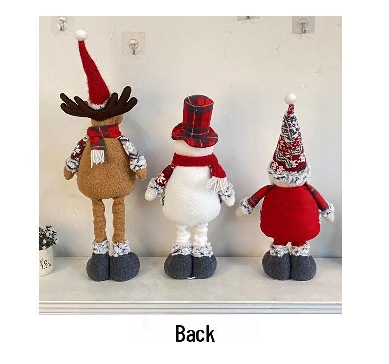 Weihnachten Teleskop Rentier & Weihnachtsmann Fensterdekoration Ornament