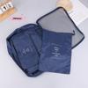 7Pcs/Set Folding Packing Cubes Set Digital Toiletries Organizer Travel Storage Bags for Clothes Shoes Suitcase Organization