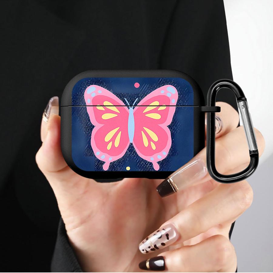 Pink Butterfly Case For Airpods 3 Pro3 4 2 Pro 1 Pro2 Soft Earphone Cases Cover
