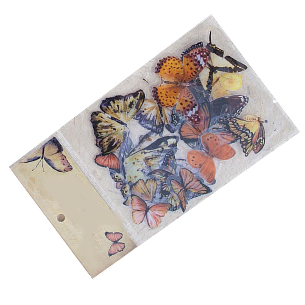 40 Sheets  Stickers Vintage Self Adhesive PET  Sticker For Scrapbook Notebooks