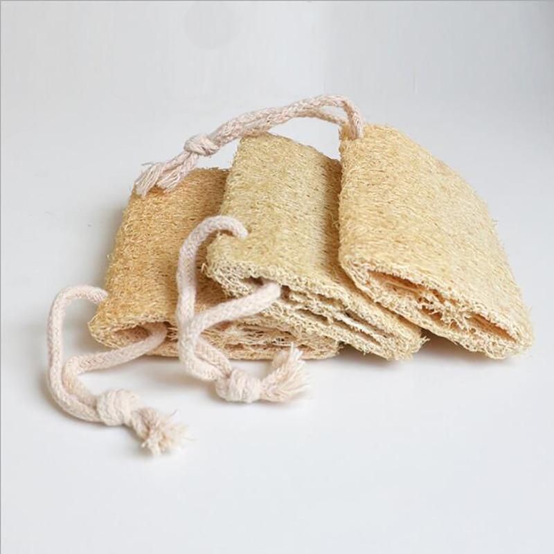 1PC Organic Loofahs Loofah Spa Exfoliating Scrubber Natural Luffa Body Wash Sponge Remove Dead Skin Made Soap NEW