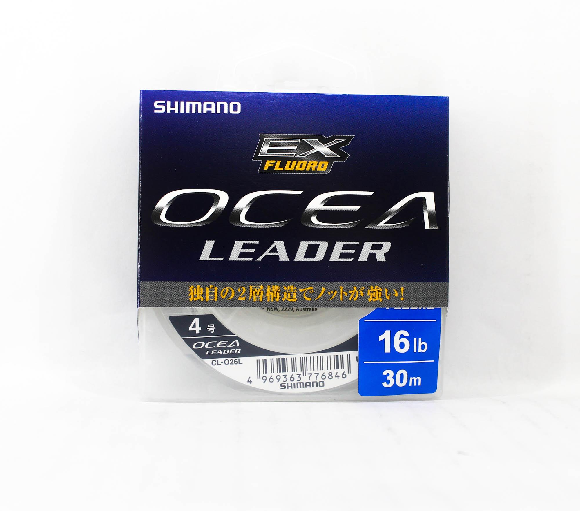 

Shimano CL-026L Ocea EX Флюорокарбоновый Поводочный Шнур 30м 16lb (6846) чистый