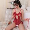 Sexy Lingerie Sexy Hollow Onesie Seduction Strap Perspective Lace Free Pajamas Women
