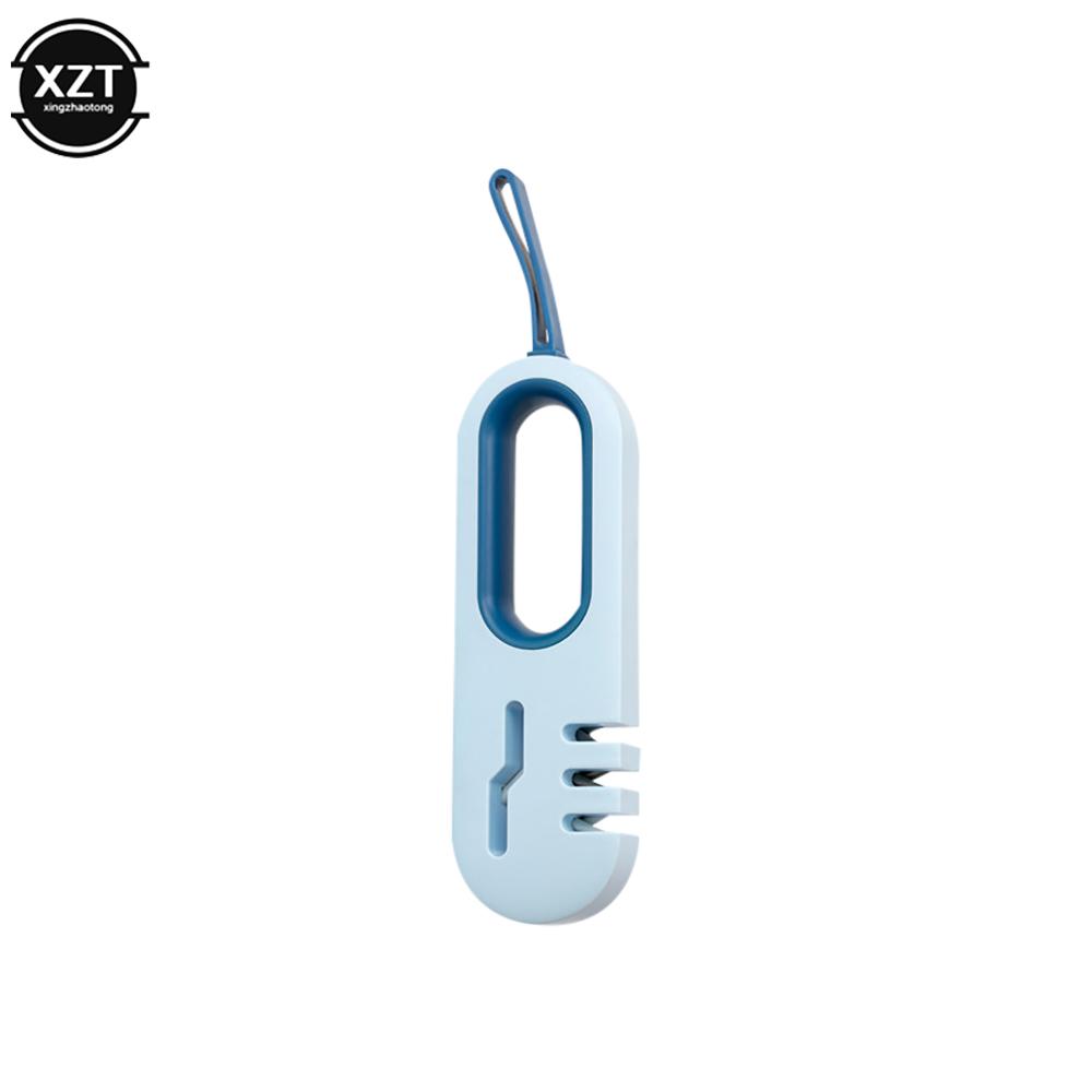 

Кухонна професійна точилка для ножів Мульти 4 в 1 Кухонні ножиці Точильний камінь Точильний камінь Точилка Точилка Дриль Машина M синій