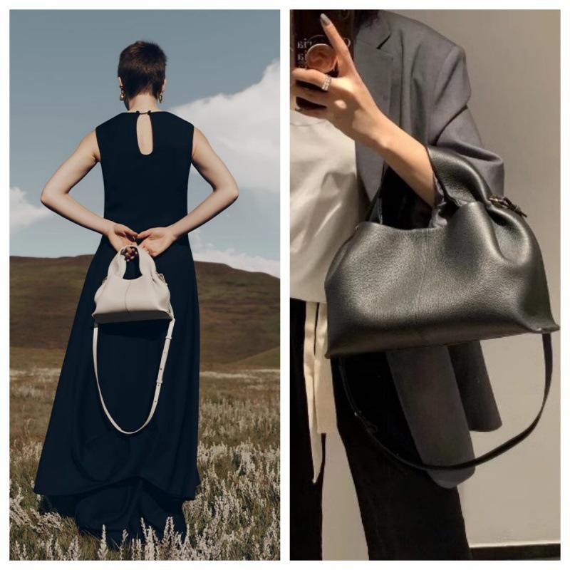 Polene Cloud Bag: Französische Nische Damen Retro Europäische & Amerikanische Handtasche, Unterarm Schulter & Crossbody Tasche, Leichter Luxus Mode.