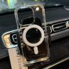 Transparent Magnetic Case for iPhone 11/13/14 Pro Max, 15 Pro, and 16