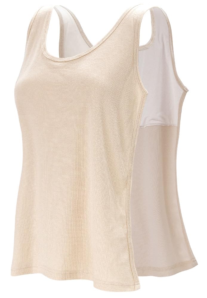 

Alphax Inner Comfortable and Fits Height Bust Sweat-Absorbing Shirt, Dry, Beige, 150-165cm, 78-90cm бежевый