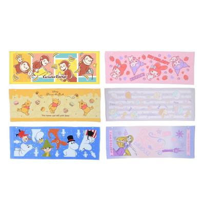 Japan Maruma Junior Bath Towel Winnie the Pooh  George the Monkey   Sumiko Gurashi  My Melody  Moomin  Rapunzel