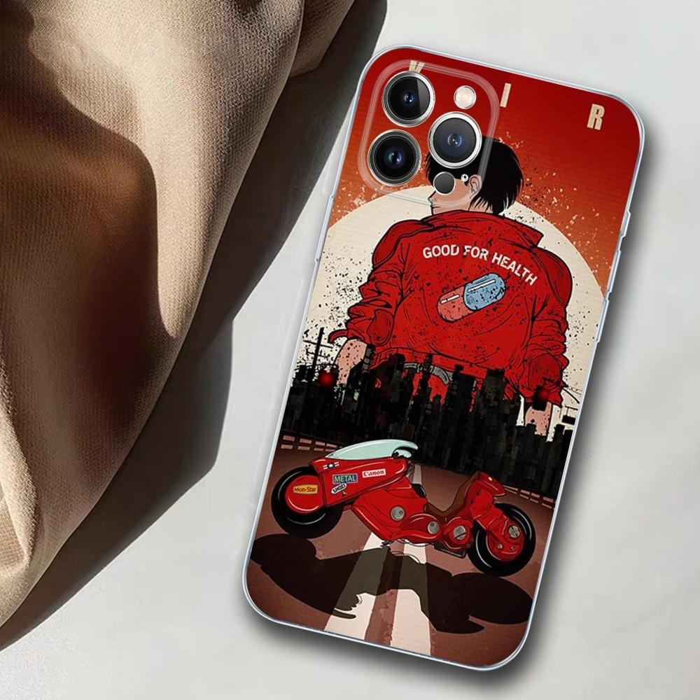 AKIRA Phone Case For iPhone 14 11 12 13 Mini Pro XS Max Cover 6 7 8 Plus X XR SE 2020 Funda Shell