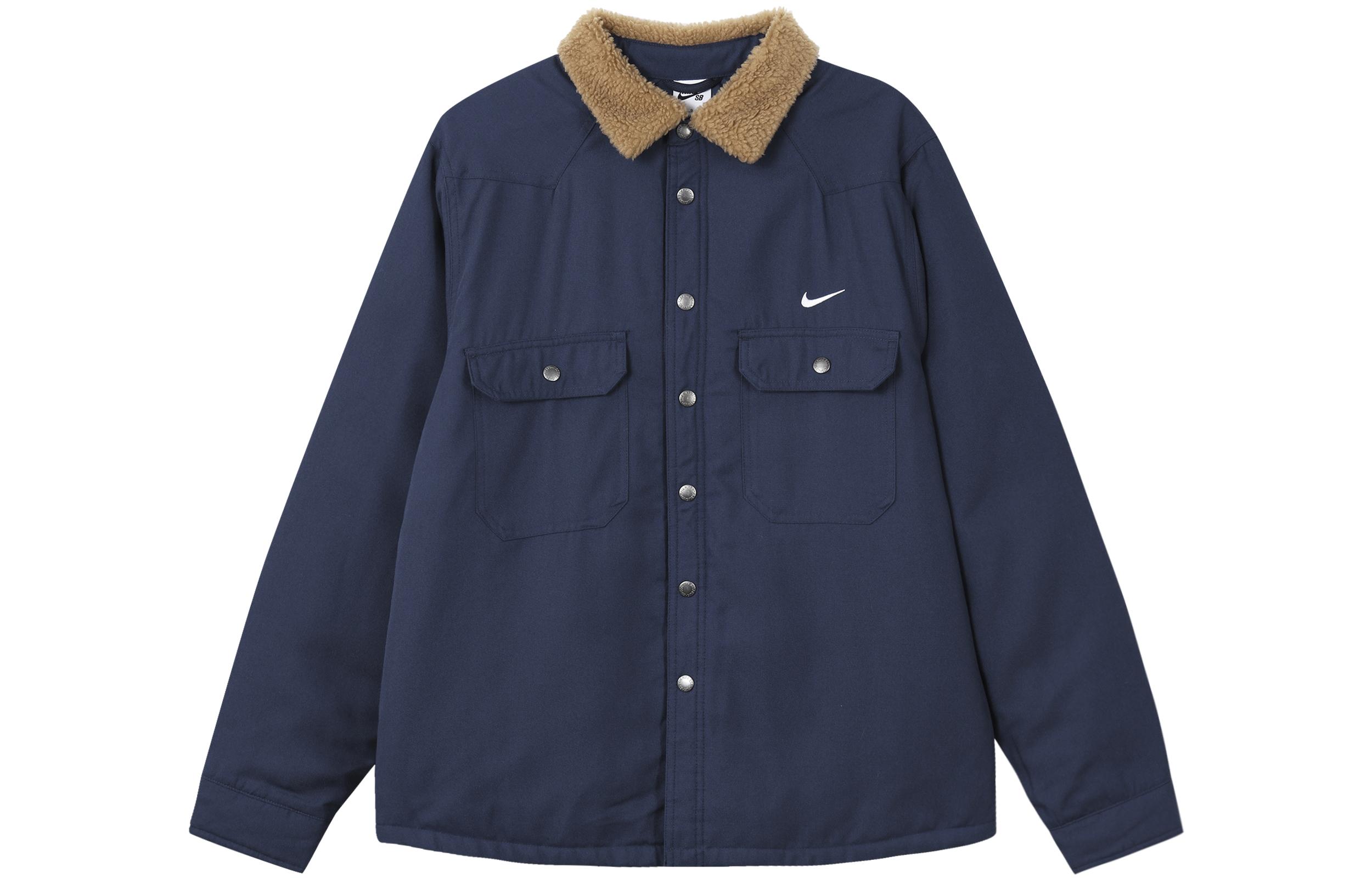 Nike Jackets Men s Blue Lapel Moderate Other DQ6329-410 M
