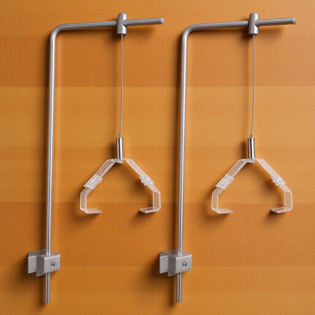2Pcs Easy Install Fish Tank Light Holder Aluminum Alloy Bracket for Aquarium Lighting Mount Rack Saltwater Freshwater