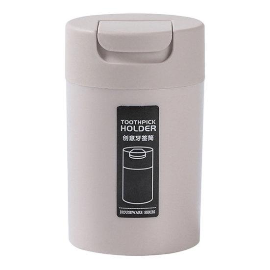 

Зубочистница большой вместимости, диспенсер для зубочисток, коробка для хранения зубочисток с одним отверстием для стола, домашний декор для стола хаки