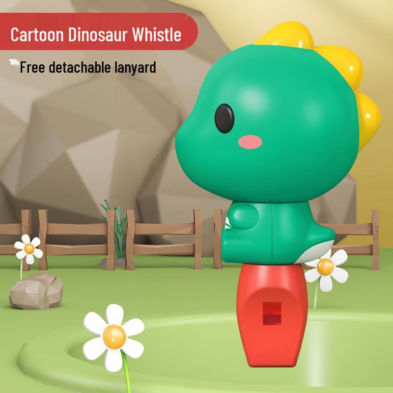 Children's Cartoon Whistle Toy with Lanyard: Small Trumpet, Floating Ball, Water Bird Design for Lung Capacity Exercise