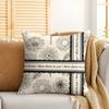 Beautiful Retro Flowers Cushion Cover Silky Short Plush Invisible Zipper Dustproof Sofa Pillow Case For Home Decor