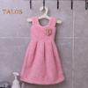 Hand Towel Princess Dress Shape Wipe Towel Soft Coral Fleece Hanging Towel for Home Kitchen Bathroom
