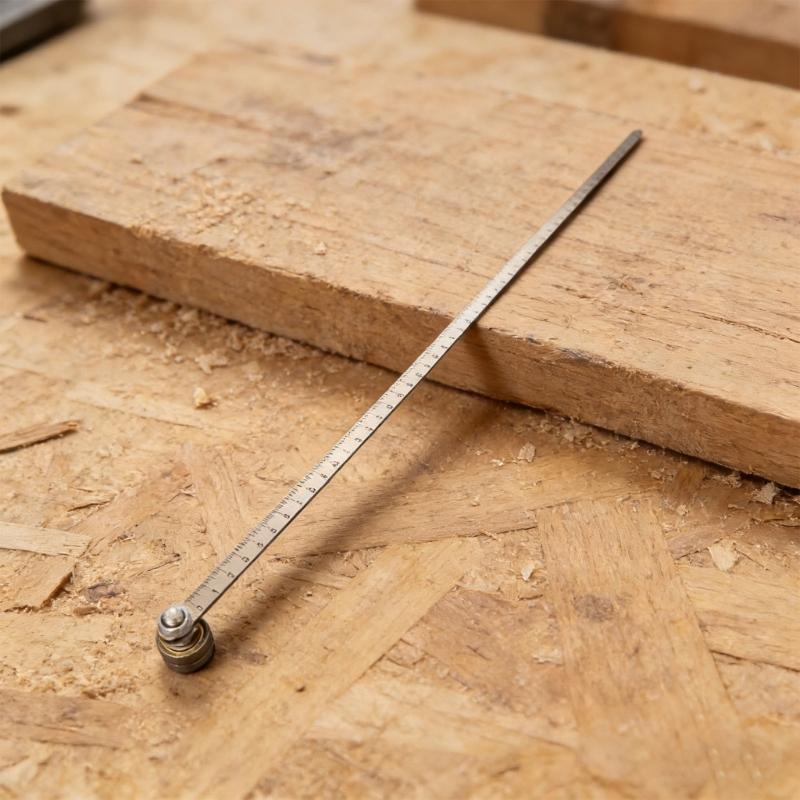 Single/Double Bearing Positioning Calipers Stainless Steel Ruler For Accurate Wood Cutting And Measuring