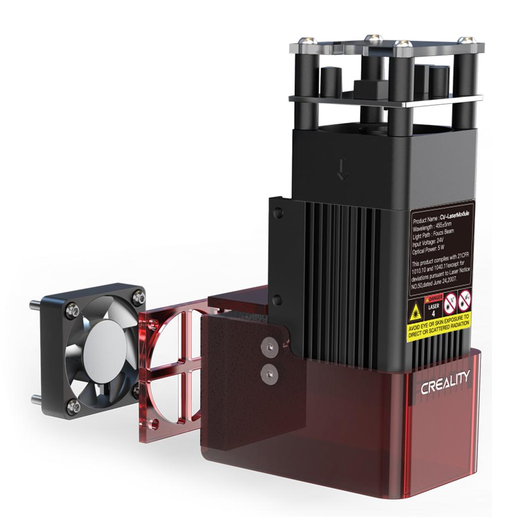 Creality Ender 3 S1 CV Laser Module 24V 5W Laser Head Compatible with Ender 3 S1 Ender 3 S1 Pro Ender 3 S1 Plus CNC
