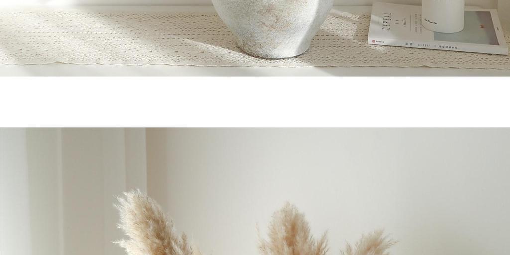 Natural Air-Dried Reed and Cattail Flower Bouquet for Floor Vase Decoration