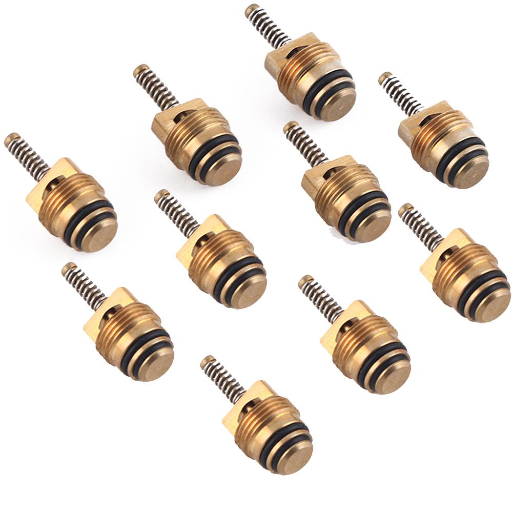 Backwards Compatible With R 134A R 12 Systems 10pcs A C Valve Core Brass Practical Air conditioning Installation