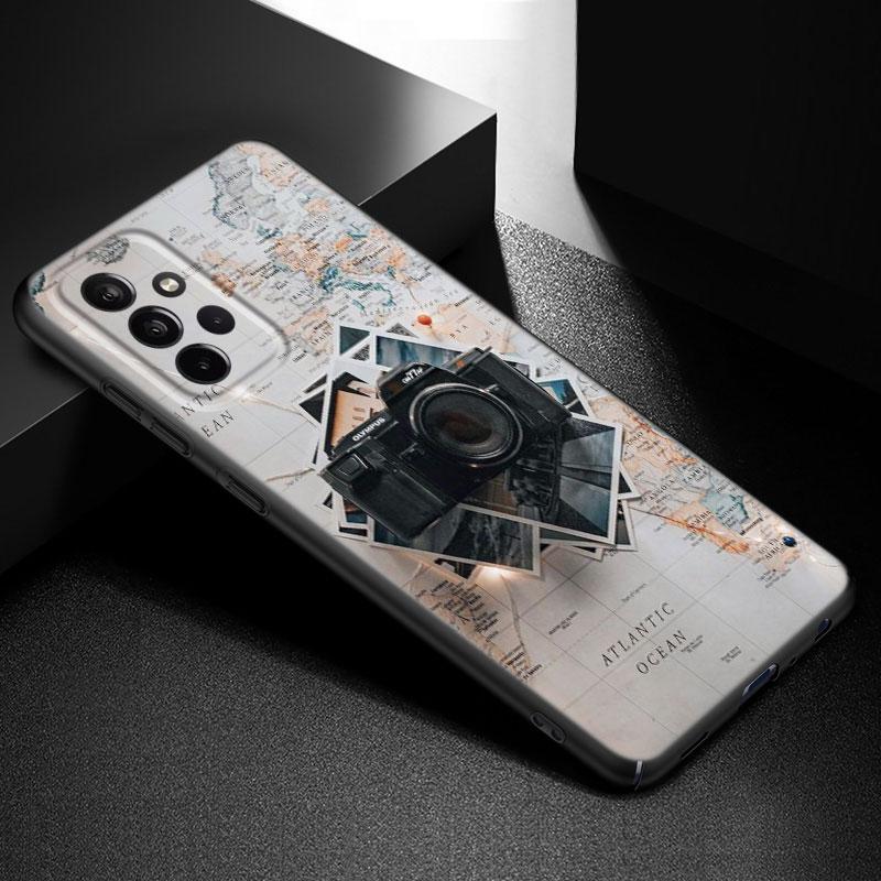 

Чехол для телефона с картой мира для путешествий для Samsung Galaxy A21 A30 A50 A52 S A13 A22 A32 A33 A53 A73 5G A11 A12 A31 A51 A70 A71 A72 Samsung A13