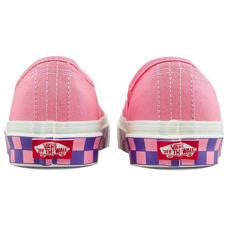 Vans Style 44 unisex checkered trendy versatile casual low-top skate shoes purple pink VN0A54F241K