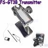 Flysky FS-GT3B 2.4G 3CH Gun RC System Transmitter with Receiver For RC Car Boat with LED Screen