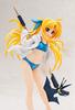 Magical Girl Lyrical Nanoha The MOVIE 2nd A's Fate Testarossa Swimsuit Hoodie Style 1/8 Scale PVC Pre-Painted Complete Figure