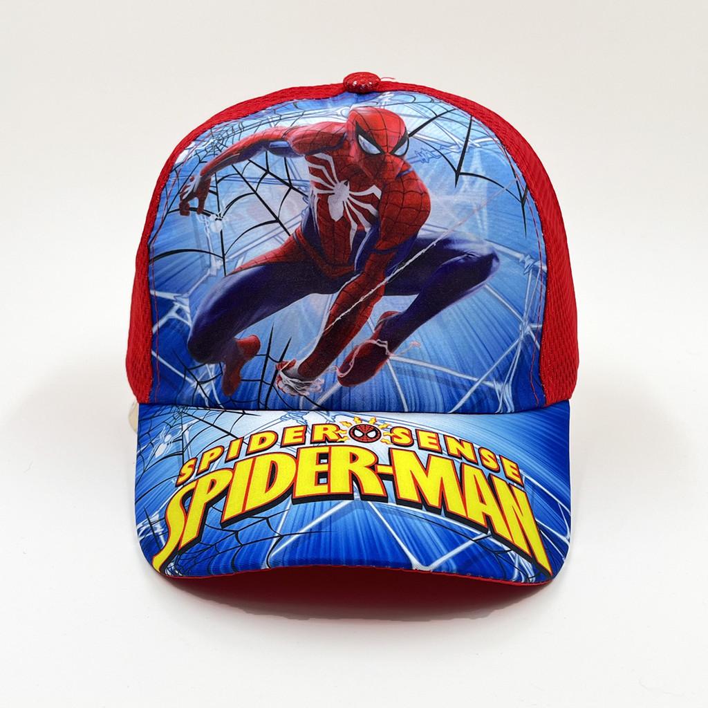 Spiderman Cartoon Baseball Cap For Boys Summer Sun Protection And Breathability