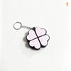 Lucky Four-Leaf Clover Keychain Clickable Buttons Stress Relief Toy Backpack Pendant Party Gift For Kids Adults