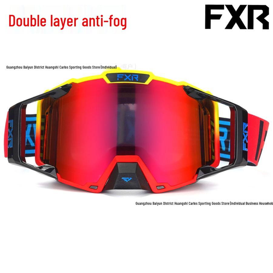 Neue FXR Doppelschicht-Anti-Fog-Brille für Offroad, Mountainbiking und Skifahren.