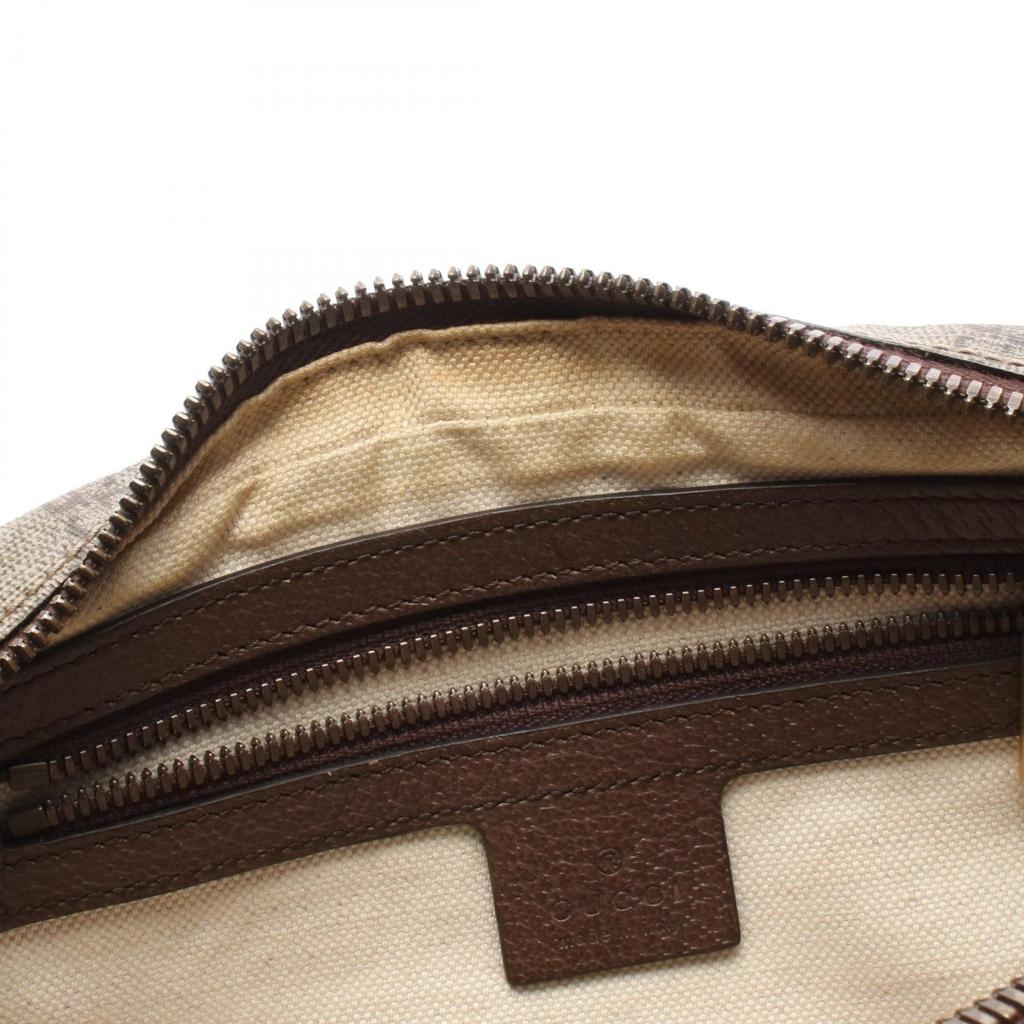 Used GUCCI Ophidia GG Belt Bag GG Supreme Waist Bag Body Bag 574796 PVC Coated Canvas Leather Beige Brown Used Uni