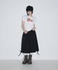 Seulliggeullou Side Shirred Bermuda Sweatpants [Black]