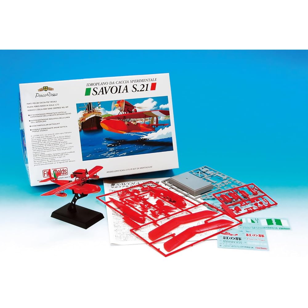 Fine Molds Porco Rosso Savoia S.21 Prototyp Jagdflugboot 1/72 Maßstab Plastikmodell FJ1